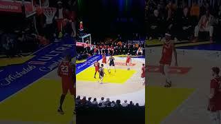 Bam Adebayo throws ball off Jokic back Hits 3  #NBA