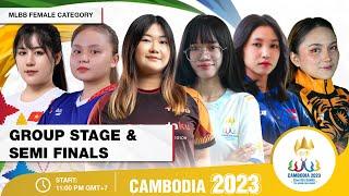 Live  MLBB SEA Games Kategori Wanita  Hari 1  Fase Grup & Semi Final Part 2