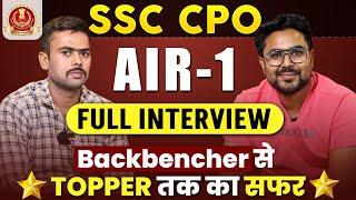 SSC CPO Topper All India Rank- 1 Rahul  Strategy for SSC CPO Exam  Gagan Pratap Sir #ssc #cpo