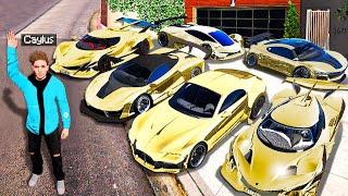 Collecting QUADRILLIONAIRE CARS In GTA 5 Mods