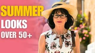 Top 10 Classy Summer Looks for Women Over 50  2024 Fashion