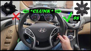 GOT CLUNK? HYUNDAIKIA ELECTRIC STEERING FLEX COUPLER