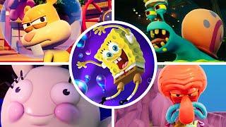 SpongeBob SquarePants The Cosmic Shake - ALL BOSSES & Ending