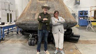 Adam Savage Checks Out the Apollo 11 Command Module