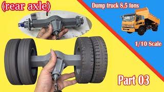 How to make RC truck rear axle from PVC - Part 03  NHT creation