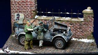 135 scale realistic WWII Diorama.