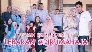 NANDAS VLOG #018  LEBARAN #DIRUMAHAJA NGERJAIN KRUCILS