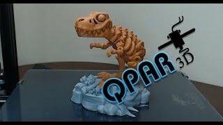 Making of a Skeleton T-Rex 3d printed time-lapse #making #skeleton #trex #3dprinting