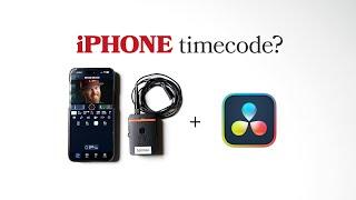 Blackmagic iPhone Timecode Tips  Tentacle Track E + Resolve