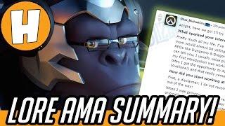 Overwatch Lore - Michael Chu Reddit A.M.A Summary  Hammeh