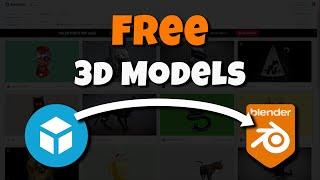 Sketchfab addon for Blender Get 1000s of FREE 3D Models