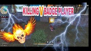 KILLING V BADGE YOUTUBER @ATAHAR GAMING  FREE FIRE