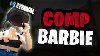 Raiding As A COMP BARBIE in Da Hood  *THEY GOT BANNED MIDRAID*