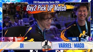 【EVO Championship Series 2024】「Day2 Pick Up Match」DI キャミィC vs VARREL  MAGO ジュリC