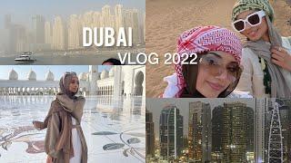 DUBAI VLOG PART 1 2022 BeachManiPediSheikh ZaydWaterworld