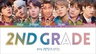 BTS - 2ND GRADE 2학년 Color Coded Lyrics EngRomHan