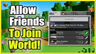 How to Allow Friends to Join Minecraft World Turn Multiplayer On