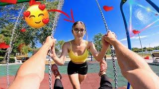 ESCAPING STRANGE  FITNESS LOVE Romantic Parkour POV Story