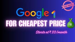 How to get Google one For cheap   Heavy discount Storage option  Full complete guide