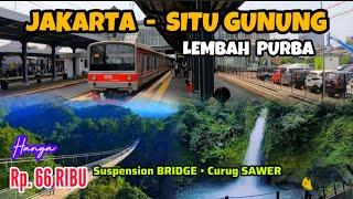 WAJIB KESINI‼️HANYA RP. 66 RIBU DARI JAKARTA • SUSPENSION BRIDGE & CURUG SAWER • LEMBAH PURBA