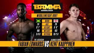 BAMMA 34 Fabian Edwards vs Kent Kauppinen