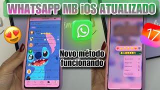 SAIUWHATSAPP ESTILO IPHONE NO ANDROID FUNCIONANDO novo método 2024