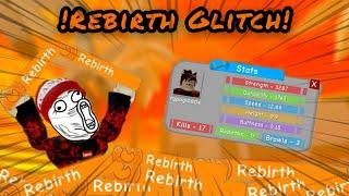 REBIRTH GLITCH For Weight Lifting Simulator 4 Full Tutorial