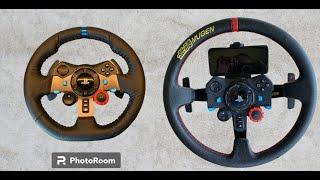 Logitech G29 G923 G920 Mod.  -Deep Dish Steering Wheel Rim -Magnetic Shifter -Quick Relese