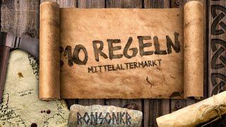 10 goldene Regeln für einen Mittelaltermarkt Besuch.