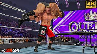 WWE 2K24 - Brock Lesnar vs. Andre the Giant - Full Match Gameplay  PC 4K60