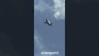 F-22 Tail Slide with some flares. Wings Over Solano. 2024. Travis AFB. #shorts