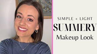 Simple + Light Summery Makeup Look using Mary Kay Makeup