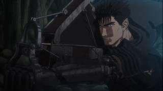 BERSERK Guts vs Trolls - Interpolated 60FPS @ 4K