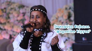 Daraartuu Guutamaa magaallee kiyyaa New Ehiopian Oromo Music 2022 Derartu Gutema stage performance