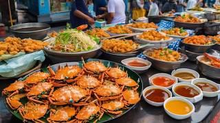 Ep2 Fresh Crab Crispy Shrimp With Diverse Dishes Asia Street Foods Collection 2024