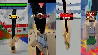 Getting a win in ranked with Gon in 4 different roblox anime games