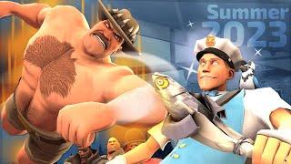 TF2s Summer Update Added...SAXTON HALE?  Team Fortress 2 VSH Gameplay
