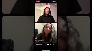 Benet and Nayah on live arguing about TJ ft Brooknn