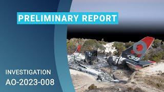 Coulson 737 large air tanker preliminary report