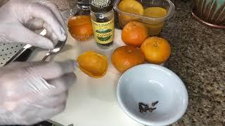 Anticancerigeno té milagroso mandarina y clavo