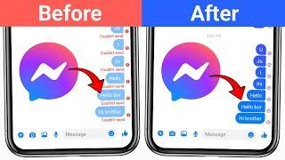 SOLVED Messenger Couldnt Send The Message Problem