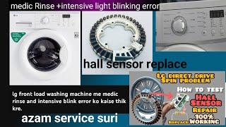 LG front load washing machine medic Rinse +intensive light blinking error. #azamzservice #suri #lg