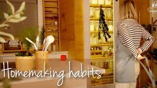 DAILY CLEANING ROUTINE AND HABITS FOR HOMEMAKING  Clean with me