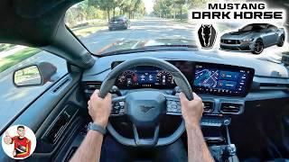 Saddle Up  2024 Ford Mustang Dark Horse 10-Speed Drive Review POV