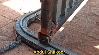 how to install rolling gate  sliding gate installation  gate while  gate design  abdul shakoor