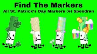 ️ All St. Patrick’s Day Markers 4 Speedrun  149.13  Find The Markers