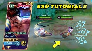 TUTORIAL  LEARN HOW TO WIN IN EXPLANE USING PAQUITO  PAQUITO SIDELANE GAMEPLAY MLBB