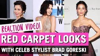 Red Carpet Reactions with Celeb Stylist Brad Goreski  Jenna Dewan