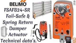 #Belimo FSAFB24-SR Fail Safe and Spring Return Damper Actuator  FireSmoke damper Actuator  #hvac