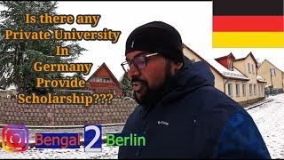 Is there any Private university in Germany provide Scholarship for Graduation Masters or MBA 2024